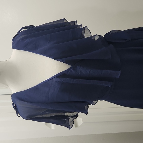 Asos Dress Womans Size 8 Navy Blue. NWT - Picture 2 of 14